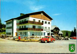 12629 - Steiermark - Salla , Gaberl , Stubalpe , Alpenvereinshaus , Auto - Gelaufen 1971 - Köflach
