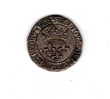 PIECE - CHARLES VII GROS DE ROI 1447 -(2021-juillet-piéces) - 1422-1461 Charles VII Le Victorieux