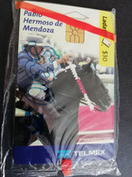 MEXICO $30 CHIPCARD MINT  LADATEL   PABLO HERMOSA DE MENDOZA       HORSE   IN WRAPPER MINT      ** 5852** - Mexique