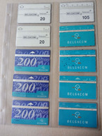 10 Télécartes (cartes Téléphoniques)  Telecard  BELGACOM ,  Origine Belgique - A Identificar