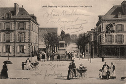 Pontivy * La Place Nationale * Vue Générale * Landau * Grand Café - Pontivy