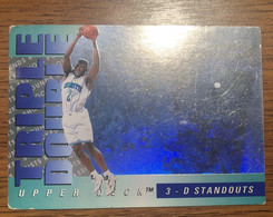 1993 Upper Deck #TD7 Larry Johnson 3-D Standouts - 1990-1999