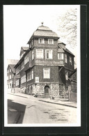 Foto-AK Schmiedefeld A. Rennsteig, HO-Gasthaus Zur Henne - Schmiedefeld