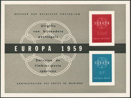 Feuillet De Luxe - LX30 Europa 1959 - Luxevelletjes [LX]