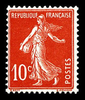 N°138c ** 10c Rouge écarlate, TB - Unused Stamps