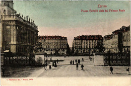 CPA AK TORINO Piazza Castello Vista Dal Palazzo Reale ITALY (542363) - Palazzo Reale