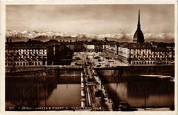 CPA AK TORINO Piazza E Ponte Vittorio Emanuele ITALY (542861) - Ponts