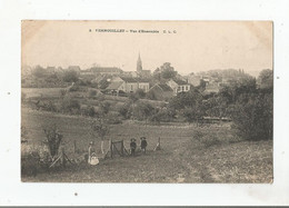 VERNOUILLET 2 VUE D'ENSEMBLKE (EGLISE ET PETITE ANIMATION DANS UN PRE)  1906 - Vernouillet