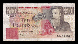 Irlanda Del Norte Northern Ireland 10 Pounds Northern Bank Limited 1988 Pick 194a BC F - 10 Pounds