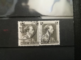 FRANCOBOLLI STAMPS BELGIO BELGIQUE 1938 USED SERIE RE LEOPOLDO III KING LEOPOLD  BELGIE OBLITERE' - 1929-1941 Grand Montenez