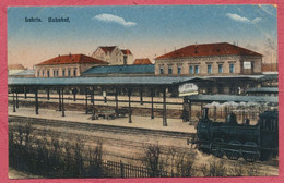 Lehrte Sachsen : Bahnhof - Feldpost Krieg 1914-18 / Théma Zug - Lehrte