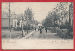 NL.- WINTERSWIJK. OUDE GROENLOSEWEG -.GROENLOSCHE WEG. Uitgave G.J. Albrecht. - Winterswijk