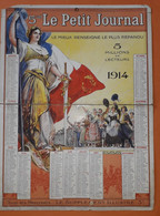 CALENDRIER LE PETIT JOURNAL 1914. - Grand Format : 1901-20