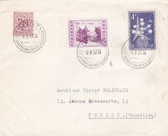 Belgique 1957 1009 FDC Propagande Exposition Universelle De Bruxelles Expo 58 Atomium Roi Léopold 1er à La Panne - 1951-1960