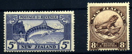 Nueva Zelanda Nº 200, 202. Año 1935 - Unused Stamps