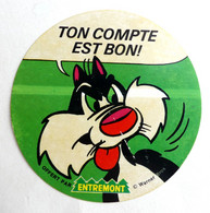 AUTOCOLLANT ENTREMONT TITI RIGOLO Sylvestre TON COMPTE EST BON ! 1974 - Stickers