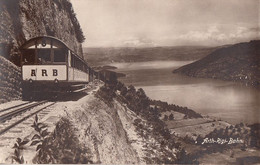 557 – Real B&W RPPC Photo - Switzerland Suisse - Arth-Rigi-Bahn Krabelwand – Photoglob – Train Railway - Ex. Condition - Arth