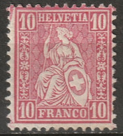 Switzerland 1881 Sc 62  MLH* - Neufs