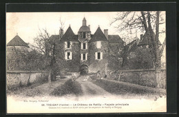 CPA Treigny, Le Chateau De Ratilly . Facade Principale - Treigny