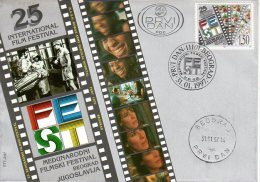 YUGOSLAVIA 1997 Film Festival  FDC.  Michel 2808 - FDC