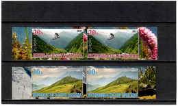 South Ossetia . EUROPA CEPT 2011.Forests (Eagle, Mountains). Imperf. 4v. - 2011