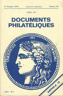 ACADEMIE DE PHILATELIE DOCUMENTS PHILATELIQUES N° 65 + Sommaire - Sonstige & Ohne Zuordnung