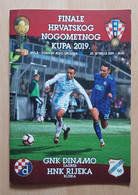 GNK DINAMO - NK RIJEKA, FINALE KUPA 22. 5. 2019 FOOTBALL CROATIA FOOTBALL MATCH PROGRAM - Boeken