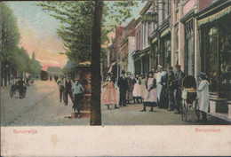 Noord-Holland Beverwijk BREESTRAAT NETHERLANDS HOLLAND EARLY UNDIVIDED BACK BRIEFKAART - Beverwijk