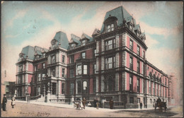 Town Hall, Hanley, Staffordshire, 1906 - Postcard - Stoke-on-Trent