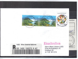 KTM69 UNO WIEN 1999 RECO-BRIEF MICHL 280 + 116  Mit AUFGABESCHEIN Siehe ABBILBUNG - Briefe U. Dokumente