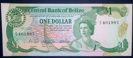 UNC Belize Banknote 1 Belizian Dollar P46a (11/01/1983) - Belize