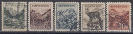 SLOVAKIA 71-75,used,falc Hinged - Oblitérés