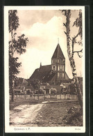 AK Grimmen I. P., Kirche Im Ortsbild - Grimmen