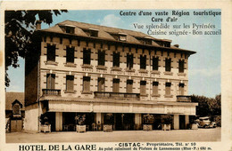 Lannemezan * Devanture Façade Grand Hôtel Et Café De La Gare , CISTAC Propriétaire * Plateau De Lannemezan - Lannemezan