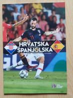 Croatia Vs Spain, UEFA NATIONS LEAGUE 15.11.2018 FOOTBALL MATCH PROGRAM - Libros