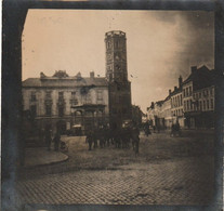 Photo Octobre 1917 MENEN (Menin) - Place Du Marché, Soldats Allemands (A231, Ww1, Wk 1) - Menen