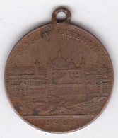 Jeton Token Glasgow Exhibition 1901 The Glasgow Flourish J.W.L. - Profesionales/De Sociedad