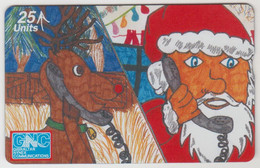 GIBRALTAR - Christmas 1997, 25 U, 01/97, CN:710L,  Tirage 3.000, Used - Gibraltar