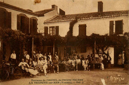 La Tranche Sur Mer * Terrasse De L'Hôtel Du FRANC PICARD Tel.3 - La Tranche Sur Mer