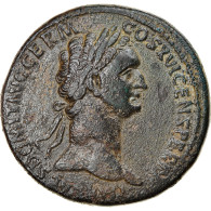 Monnaie, Domitien, Sesterce, 92-94, Rome, TTB, Bronze, RIC:751 - The Flavians (69 AD To 96 AD)