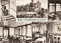 Burg Gnandstein - Kr Geithain - Diel - Veranda - Burggaststatte - Germany DDR - Unused - Kohren-Sahlis