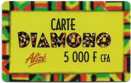 Senegal - Alizé - Carte Diamono, Cn. Normal Zero 0, GSM Refill 5.000CFA, Used - Sénégal