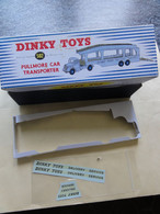 Boite Vide Dinky 582 Porte Auto PULLMORE : Boite Réédition+cale+decalco - Dinky