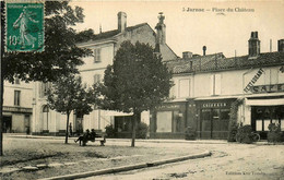 Jarnac * La Place Du Château * Coiffeur * Café Restaurant - Jarnac