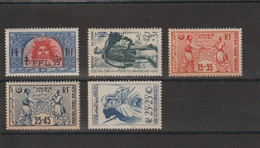 Tunisie 1949-50 Divers 333-337 5 Val ** MNH - Neufs