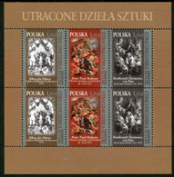 POLAND 2009 Lost Works Of Art Sheetlet  MNH / **.  Michel 4460-02 - Unused Stamps