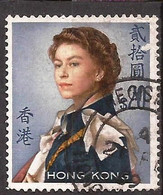 Hong Kong - Fx. 145 - Yv. 208 - $ 20.- Q:E.IIª Con Traje Oriental - 1965 - Ø - Usati