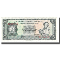 Billet, Paraguay, 5 Guaranies, KM:195a, SPL - Paraguay