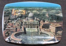 Vide Poche Vintage Rome Roma Vatican Place Saint Pierre - Asbakken