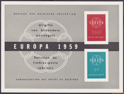 België 1959 - OBP:LX 30, Luxevel - XX - Europe 1959 - Deluxe Sheetlets [LX]